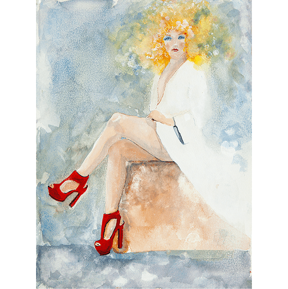 Red Shoes - Giclee Print