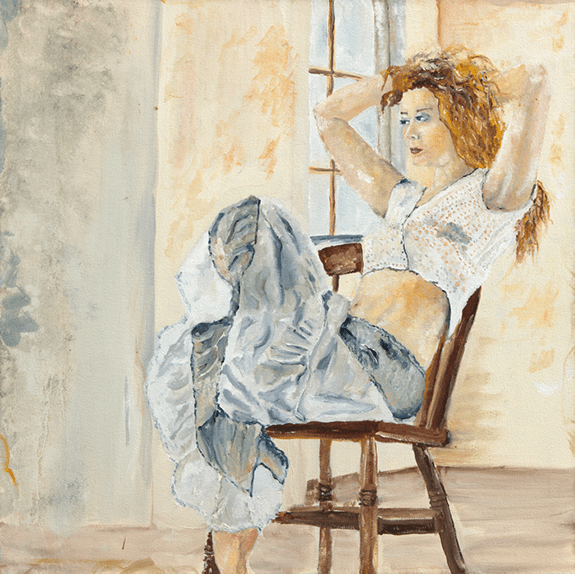 Daydreamer - Cowgirl Attitude Oil Painting