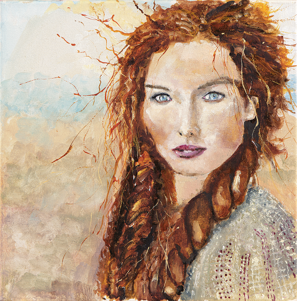 Irish Lass -  Oil Painting